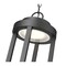 Z-Lite Leland Outdoor Chain Mount Ceiling Fixture, 1-Light, 9 In.W x 26 In.H, Sand Black/Sand Blast 5005CHB-BK-LED - alternate 8